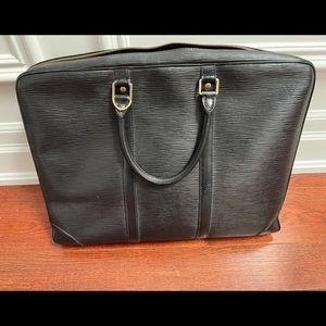 Black Louis Vuitton used briefcase